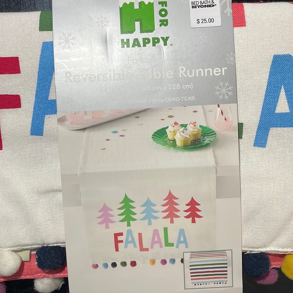Brand new table runner Christmas